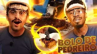COZINHANDO COM FERRAMENTAS DE PEDREIRO