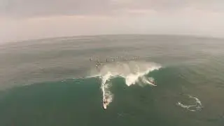 Waimea Bay on fire - A drone&rsquo;s view