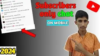 How to enable subscriber only chat on youtube live stream@techenoztips1037