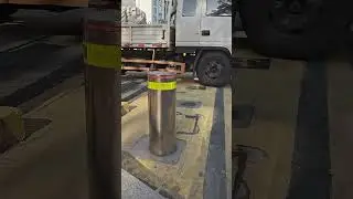 Best Quality Stainless Steel Retractable Rising Automatic Bollards for Access Control System