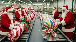 From Sugar Beets to Candy Canes: How Christmas Candy Is Made ( Full Process)