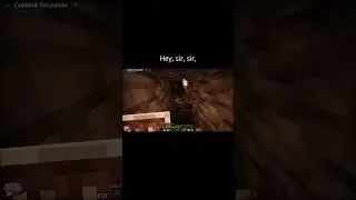 😨 Cave Dweller JUMPED Us&hellip; Blocked Him Just in Time!   #cavehorror #minecraft #horror