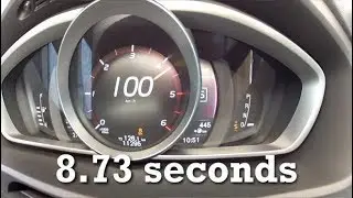 2016 Volvo V40 D3 (150PS) Geartronic 0-160km/h 100mph