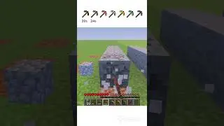 Which Pickaxe Mines Fastest? Comment what you think... #minecraft #copper
