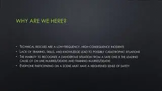 Rope Rescue Basics