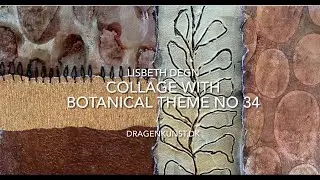 Collage with botanical theme No 34