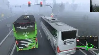 Euro Truck Simulator 2 - Scania Touring with realistic engine sound