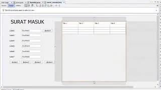 Tutorial Membuat Aplikasi Surat Masuk & Surat Keluar Menggunakan Java NetBeans Part1 (1/6)