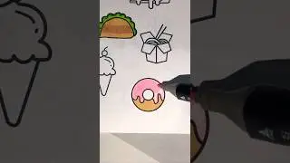 ASMR coloring & Ponchik #asmr #art #canada #drawing #satisfying #usa #coloring #relaxing