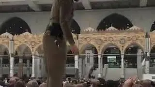 Rain at Khana Kaaba Saudi Arabia