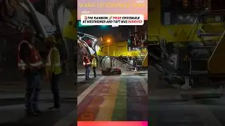 🚨В понедельник убрали радужный пешеходный переход Pride на пересечении Westheimer и Taft. Мысли⁉️...