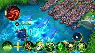 Bane vs 100 Minions (Full green item build)