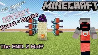 Sky Odyssey Quest=Border The End -  Zwei mal? #minecraft #deutschegamer