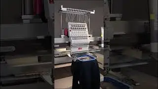 Embroidering a hoodie with THE VISION embroidery machine was a smooth and enjoyable process. 