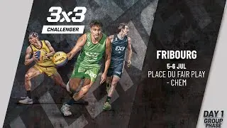 RE- LIVE | FIBA 3x3 Fribourg Challenger 2024 | Qualifier for Wuxi Masters | Group Phase