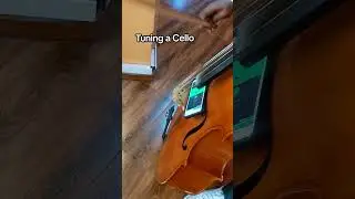Tuning a Cello#wanjugunderionthesax #ochestrabts #orchestra #tuningacello