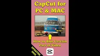 How to blur part of video #capcut #tutorial #blur #shorts #tipsandtricks #capcutedit