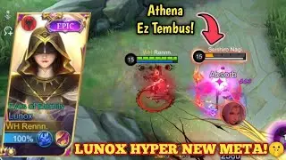 LUNOX HYPER CALON HERO META! DAMAGENYA GAK NGOTAK ULTI SIAPAPUN PASTI MATI! LUNOX GAMEPLAY - MLBB