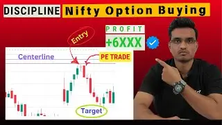 Nifty Option Buying | Discipline & Simple Setup Profit 6200
