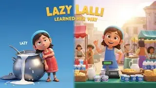 Lazy Lalli&rsquo;s Learned Her Way | Kidystan | Kids Rhyme | A Story of Learning & Fun!