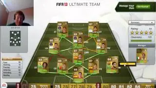 FIFA 13: Обзор состава подписчиков &mdash; ПОТРЯСАЮЩИЙ ГИБРИДНЫЙ СОСТАВ ЗА 1 МИЛЛИОН МОНЕТ с КАМЕРОЙ ДЛЯ ВИЗИТА!