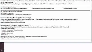Disable Directory Browsing ( Directory Listing ) On Apache Web Server On Ubuntu 18 04