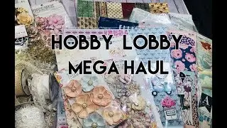 Hobby Lobby Haul - Papers, Flowers and Trims