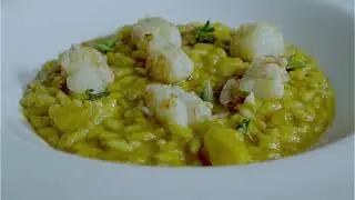 Chef S. MIANI: Risotto Curry e Paprika con i Gamberi
