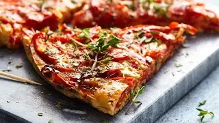 Tortilla aux poivrons rouges et au thym | Recette gourmande
