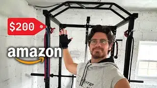 I bought the CHEAPEST Power Cage on Amazon (and it's GREAT) | BalanceFrom Power Cage & Lat Pulldown