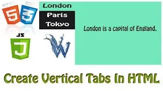 Vertical tabs in html using css , Vertical Tabs Responsive Bootstrap By Amazing Techno Tutorials