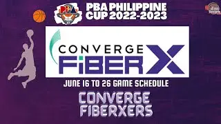 Converge FiberXers | Pba Game Schedule for June 16 to 26, 2022