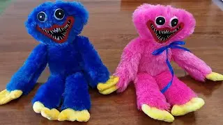 Huggy Wuggy Kissy Missy Plush Unboxing and Review 2021 - Funny Poppy Playtime Toy