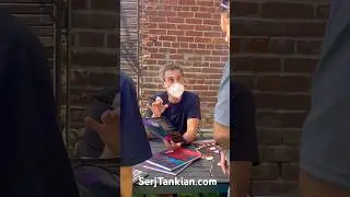 Serj Tankian talks elasticity artwork on album cover at his new visual resonance book signing