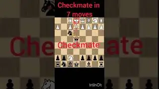 #Black Ne Sirf 7 Moves Me Checkmate Kar Diya! 🤯 Unbelievable Chess Trap ! #chesstrap ! @chess