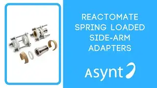 ReactoMate | Spring Loaded DN15 Side-Arm Adapters | Asynt