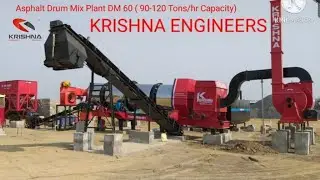 Krishna Engineers  Asphalt Drum Mix Plant DM 60