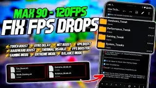Gaming Tweaks & Script For All Android Phones | Stable FPS & PERFORMANCE | No Root