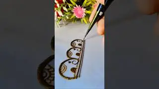 how to draw elephant mehndi design #mehndi #hennadesign #art #bollywood