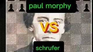 immortal chess game | pa&ugrave;l morphy Vs Schrufer 1859