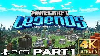 Minecraft Legends Gameplay Walkthrough Part 1 | PS5 PS4 | 4K HDR (No Commentary Gaming)