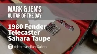 1980 Fender Telecaster Sahara Taupe | Guitar of the Day