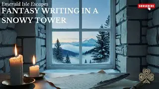Fantasy Writing in a Snowy Irish Tower &ndash; Celtic Harp & Wind Ambience (1.5 Hours)