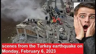 the Turkey earthquake on Monday, February 6, 2023  #turkey