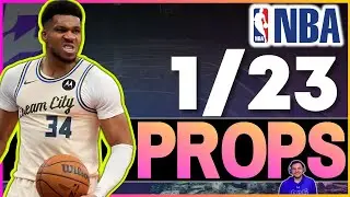 BEST NBA PLAYER PROP BETS & FREE PICKS FRIDAY, January 23rd, 2026