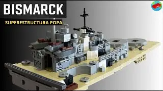 Lego BISMARCK 1/200 | + 7000 piezas. WW2 | Speed Build | Parte 3/3 | ALLBRICKS42