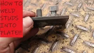 How To Weld Studs To Plate
