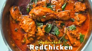 Hyderabadi Shadiwala Red Chicken | Wedding-Style Secret Recipe That Melts in Your Mouth
