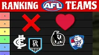 RANKING AFL TEAMS (TIER LIST)