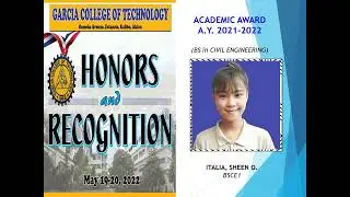 GCT HONORS & RECOGNITION A.Y. 2021-2022